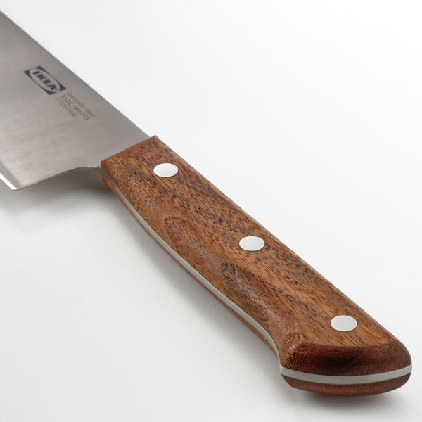 VARDAGEN cook's knife, stainless steel/walnut, 16 cm