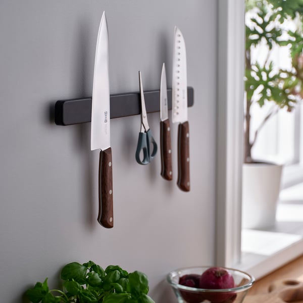 VARDAGEN cook's knife, stainless steel/walnut, 20 cm