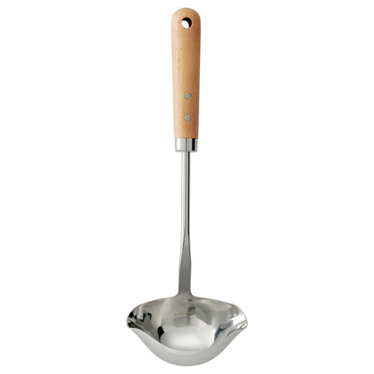 VARDAGEN Ladle, graduated/inox beech, 32 cm