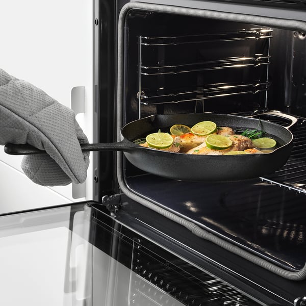 VARDAGEN frying pan, cast iron, 28 cm