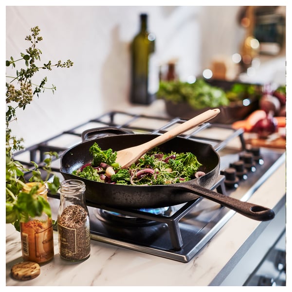 VARDAGEN frying pan, cast iron, 28 cm