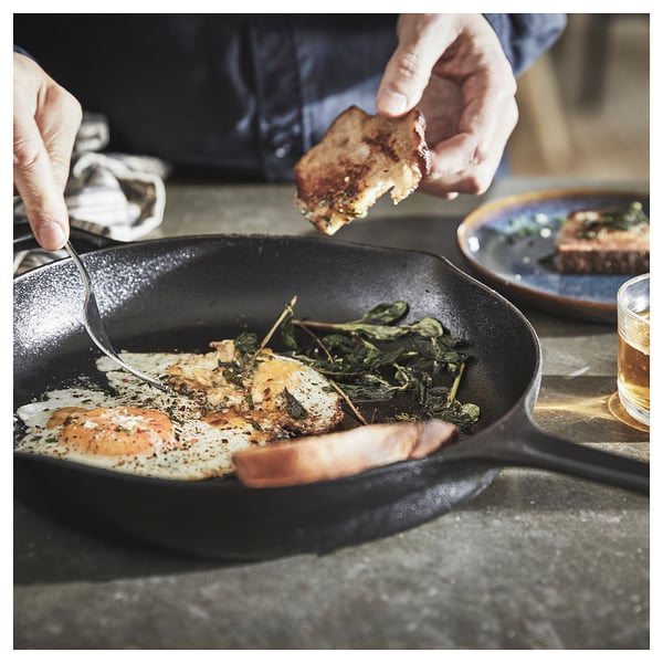 VARDAGEN frying pan, cast iron, 28 cm