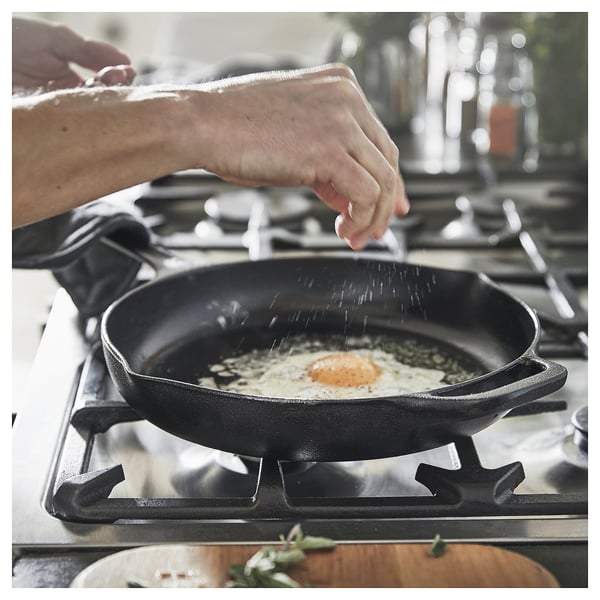 VARDAGEN frying pan, cast iron, 28 cm