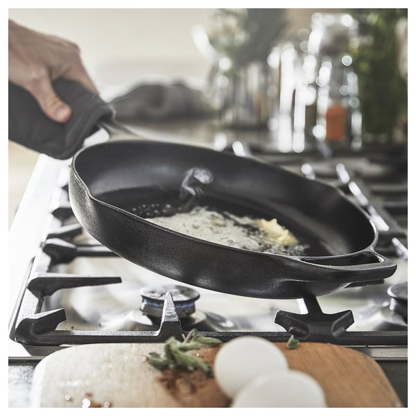 VARDAGEN frying pan, cast iron, 28 cm