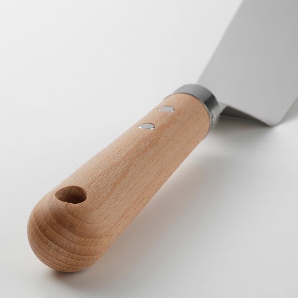 VARDAGEN turner, stainless steel/beech, 30 cm