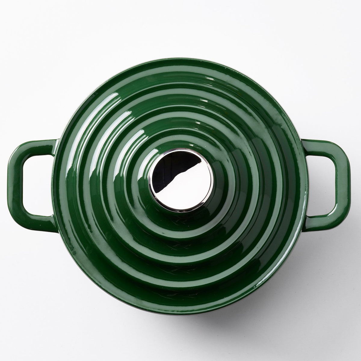 VARDAGEN pot with lid, enamelled cast iron dark grey-green, 3 l