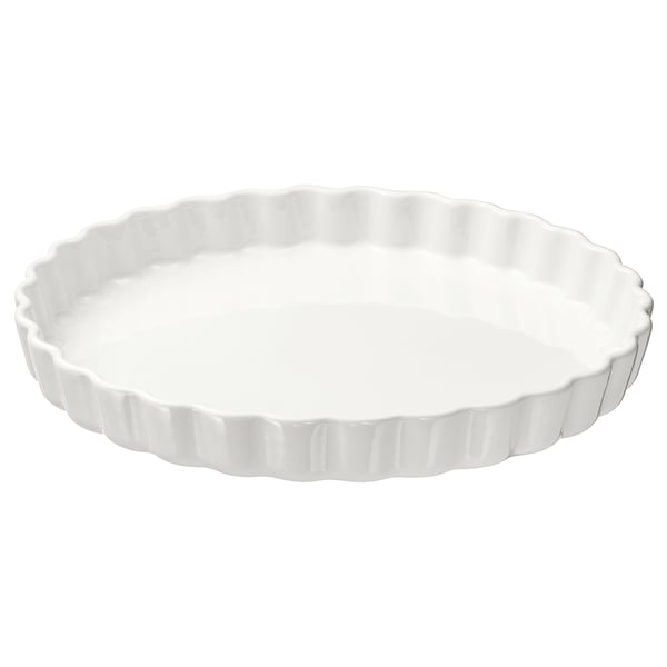 VARDAGEN pie dish, off-white, 32 cm