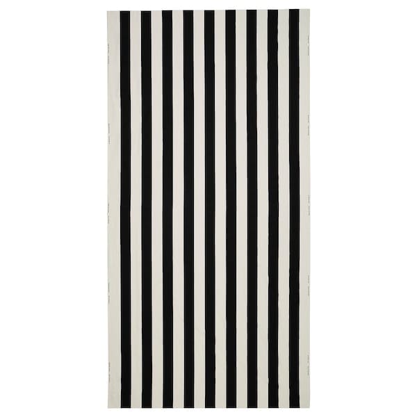 Ikea VARGTÖREL - Pre-cut fabric, black/white, 150x300 cm