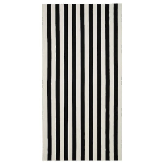 Ikea VARGTÖREL - Pre-cut fabric, black/white, 150x300 cm