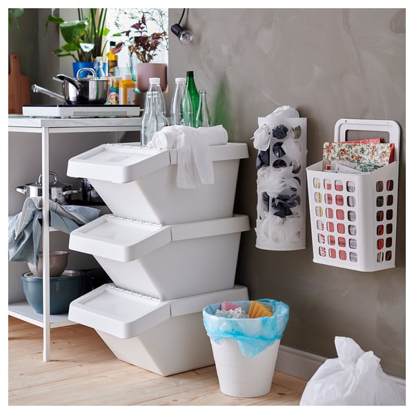 VARIERA - VARIERA Plastic bag dispenser, white