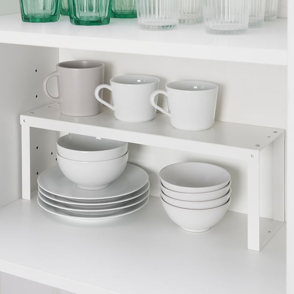 VARIERA - VARIERA Shelf insert, white, 46x14x16 cm