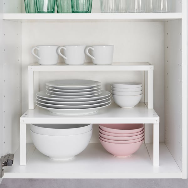 VARIERA - VARIERA Shelf insert, white, 46x14x16 cm