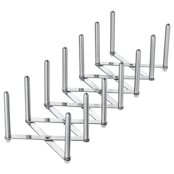 VARIERA pot lid organiser, stainless steel, 14.5x10 cm