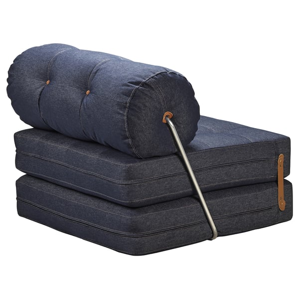 VÅRKUMLA chair-bed, Vansta blue, 91x81x90 cm