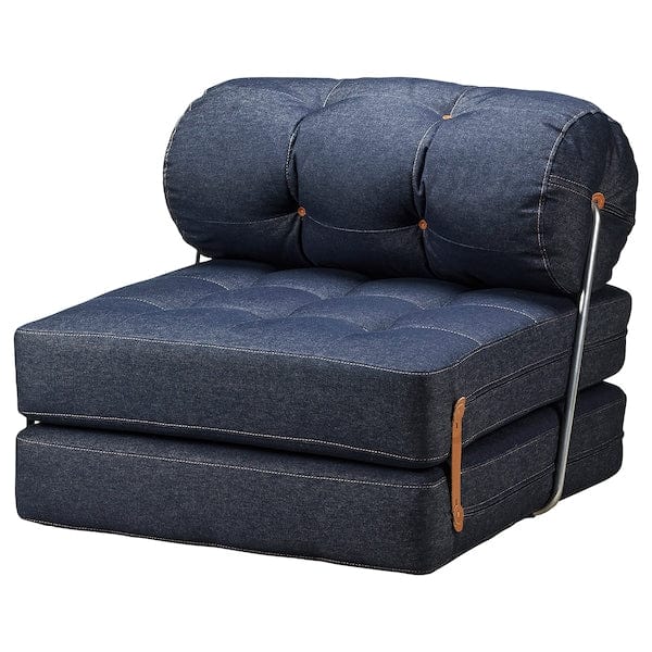 Ikea VÅRKUMLA - Armchair Bed, Vansta Blue