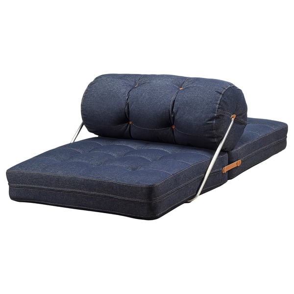VÅRKUMLA chair-bed, Vansta blue, 220x91 cm