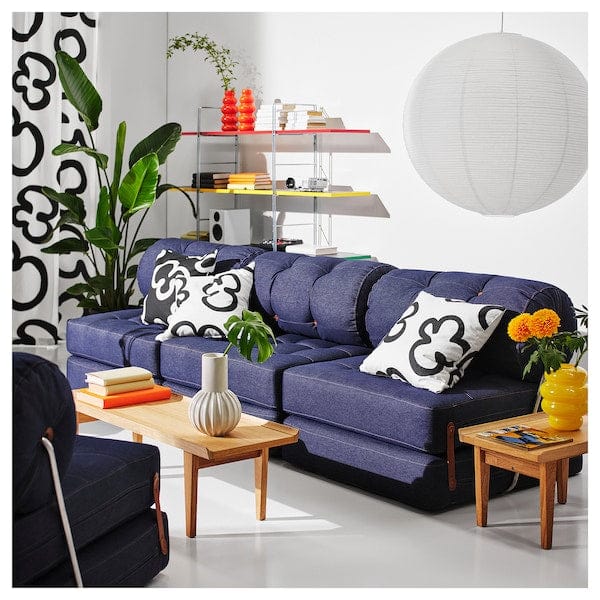 Ikea VÅRKUMLA - Armchair Bed, Vansta Blue