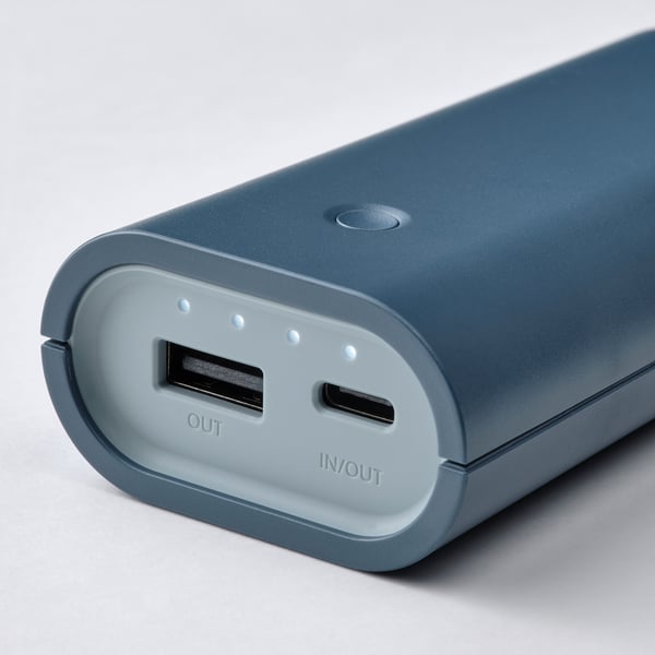 VARMFRONT power bank, blue, 5200 mAh