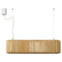 VARPTROSS pendant lamp, bamboo, 79 cm