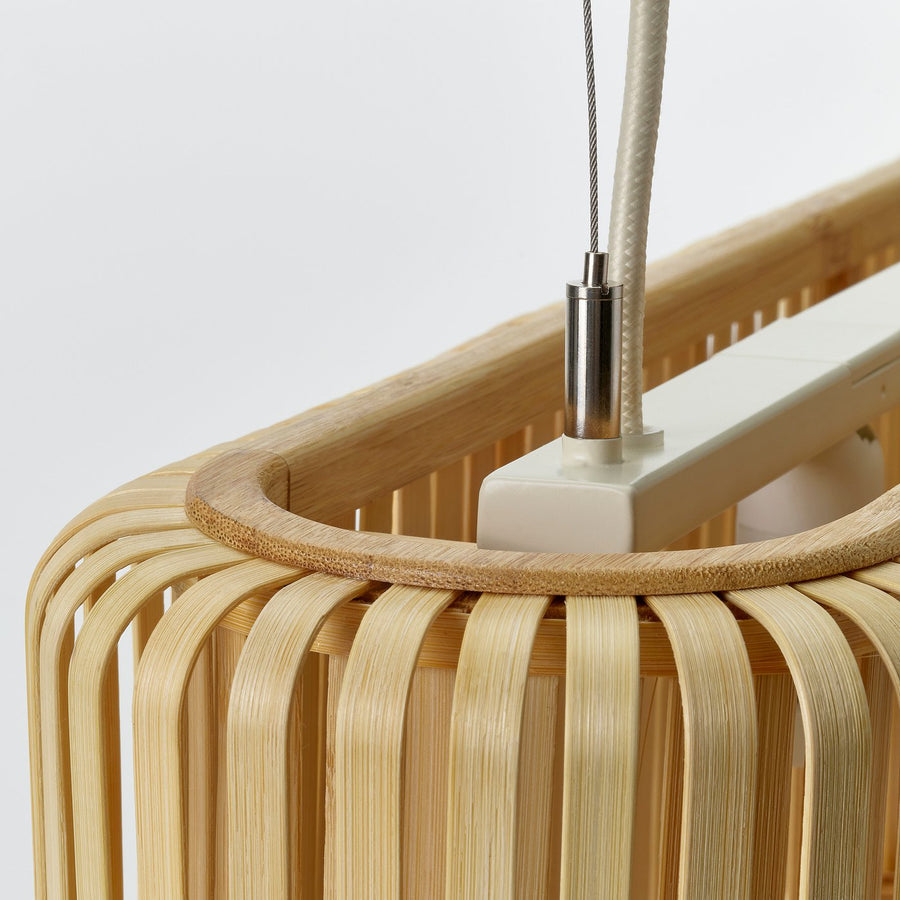 VARPTROSS pendant lamp, bamboo, 79 cm
