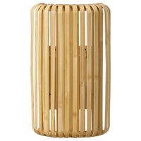 VARPTROSS wall lamp, wired-in installation, bamboo, 30 cm