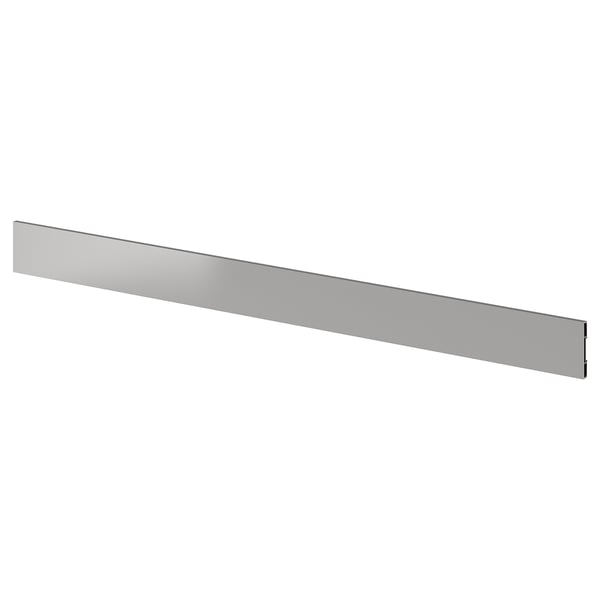 VÅRSTA plinth, stainless steel colour, 220x8 cm