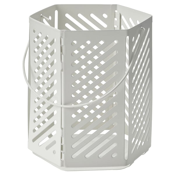 VÅRSYREN lantern for tealight, white, 12 cm