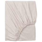 VÅRVIAL fitted sheet, beige, 80x200 cm
