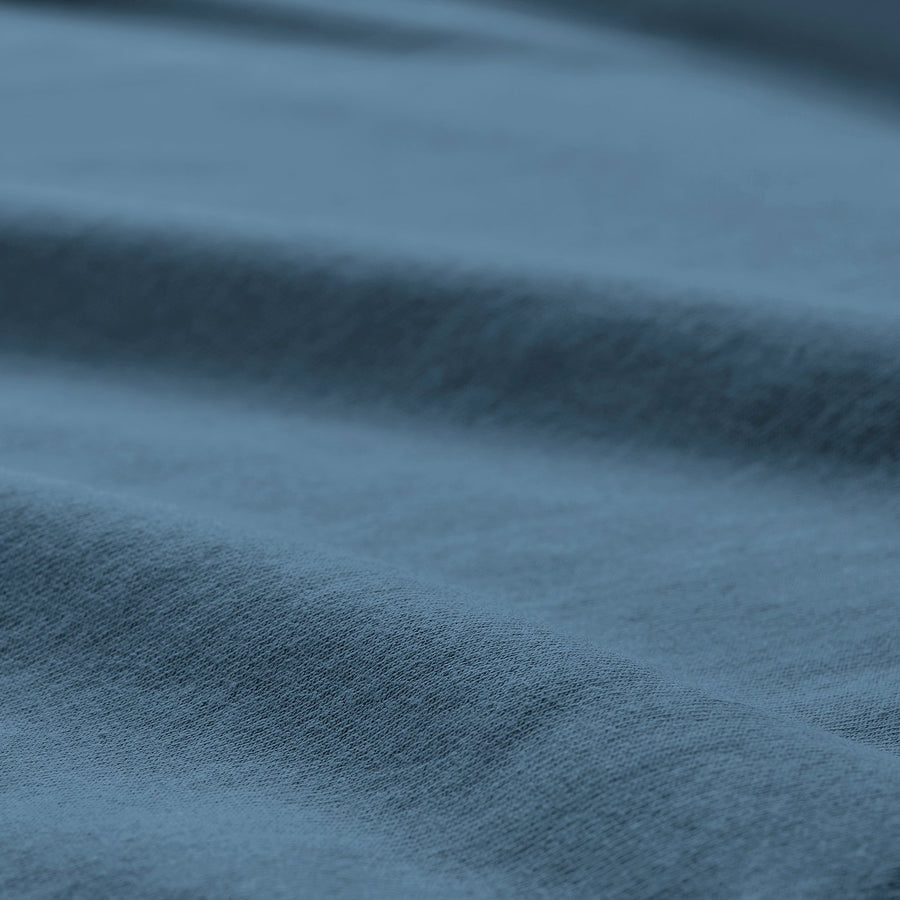 VÅRVIAL fitted sheet, blue, 140x200 cm