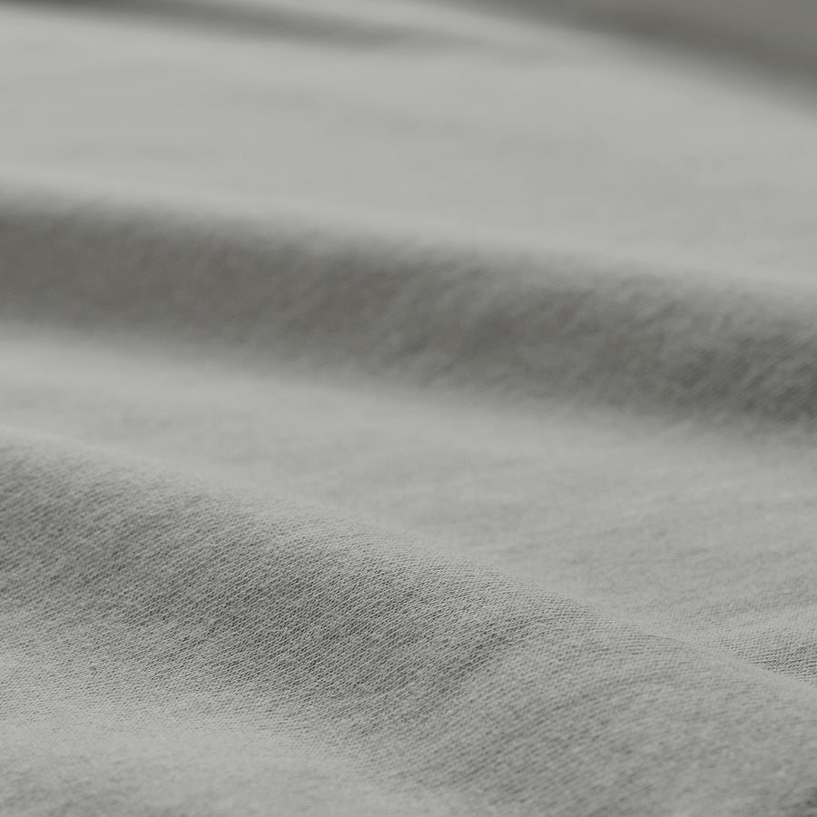 VÅRVIAL fitted sheet, grey, 140x200 cm