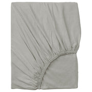 VÅRVIAL fitted sheet, grey, 140x200 cm