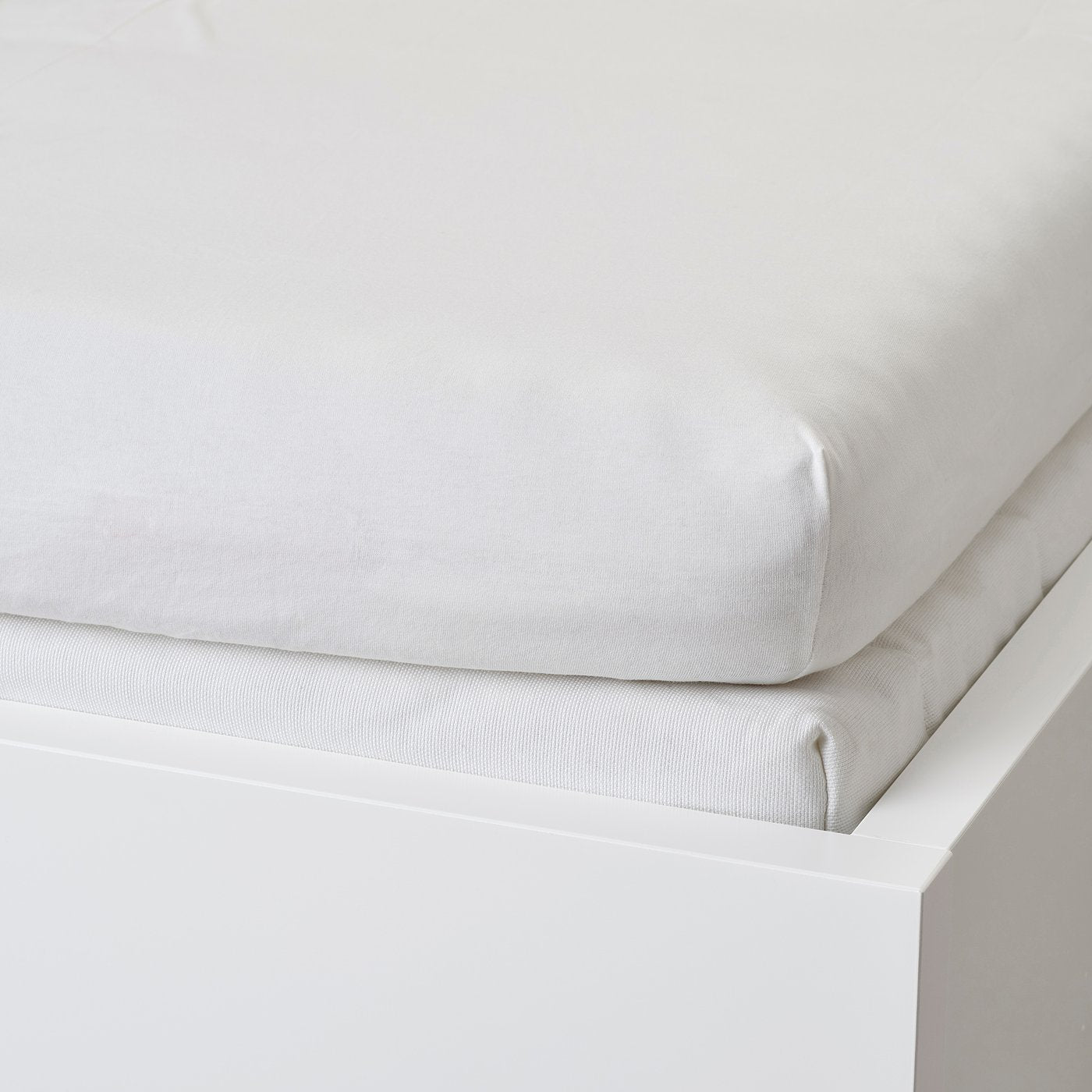 VÅRVIAL fitted sheet for day-bed, white, 200x80 cm