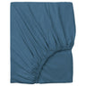 VÅRVIAL fitted sheet for day-bed, blue, 200x80 cm