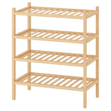 VASSKÄR hallway furniture, set of 2, bamboo