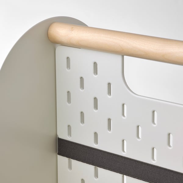 VATTENKAR desk organiser, white, 33x21x43 cm