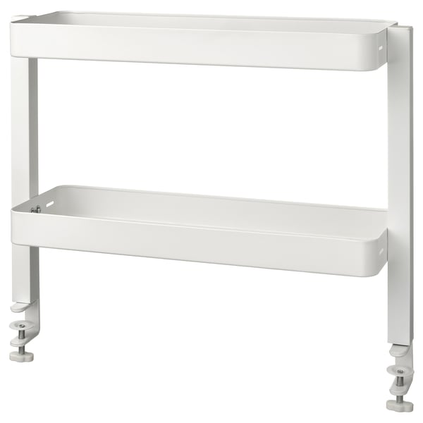VATTENKAR desktop shelf, white, 49x15 cm