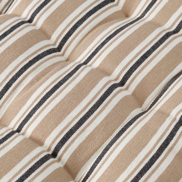 VATTENMOTT chair cushion, beige, 40x38x5.0 cm