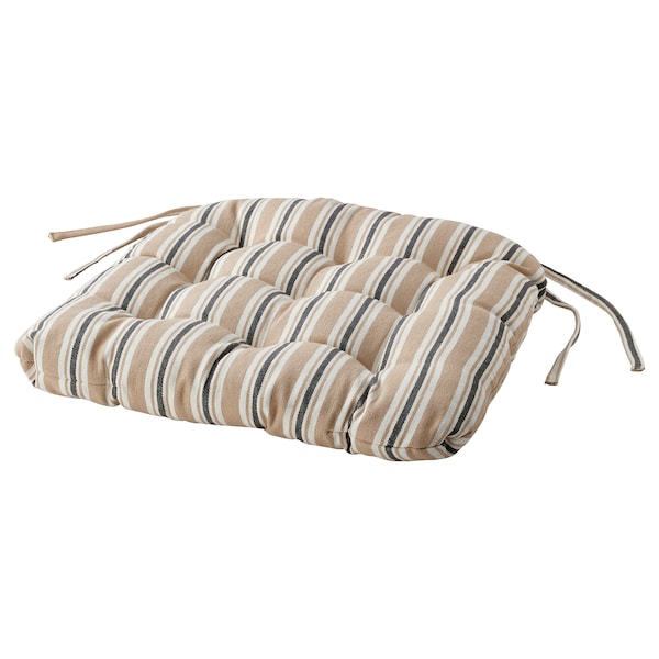 VATTENMOTT - Cuscino per sedia, beige,40x38x5.0 cm