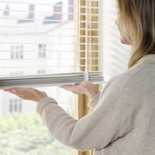 VECKLARFLY - VECKLARFLY Venetian blind, white, 60x155 cm