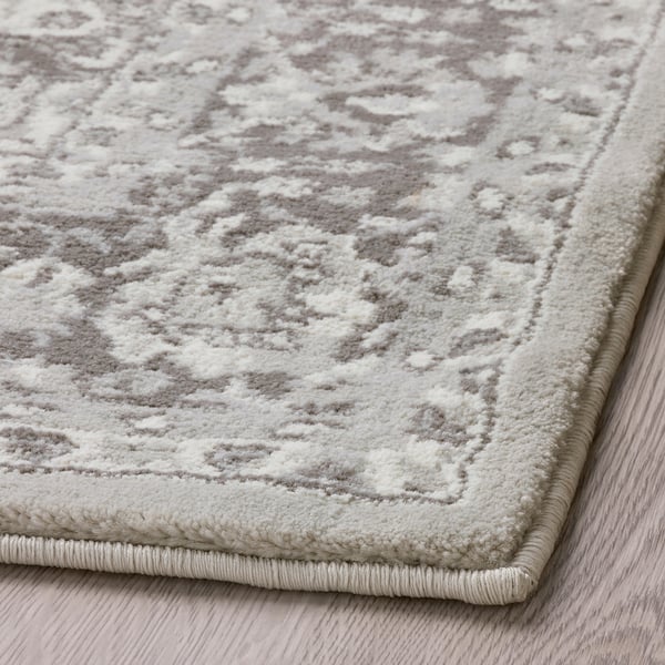 VEDBÄK rug, low pile, light grey, 170x230 cm