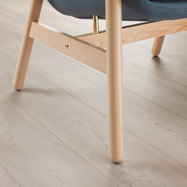 VEDBO high-back armchair, Gunnared blue, 80x108x85 cm