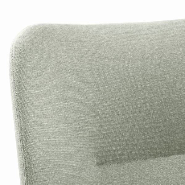 VEDBO high-back armchair, Gunnared light green