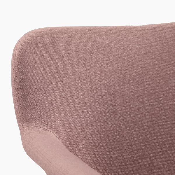 VEDBO armchair, Gunnared light brown-pink, 45x20x65 cm