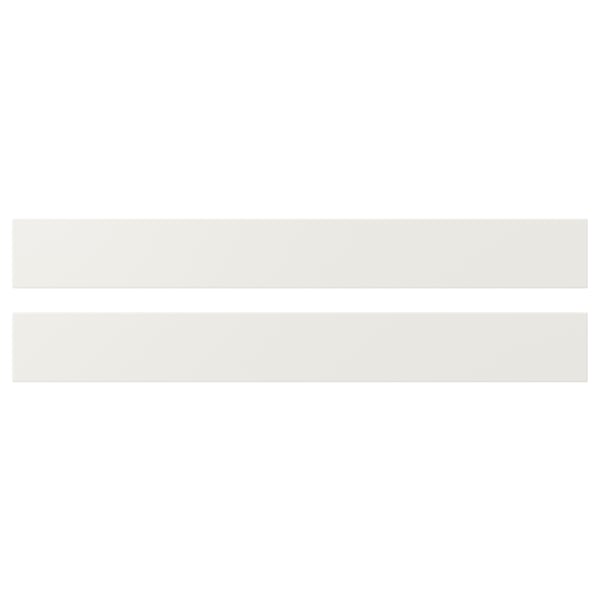 VEDDINGE drawer front, white, 80x10 cm, 2 pack