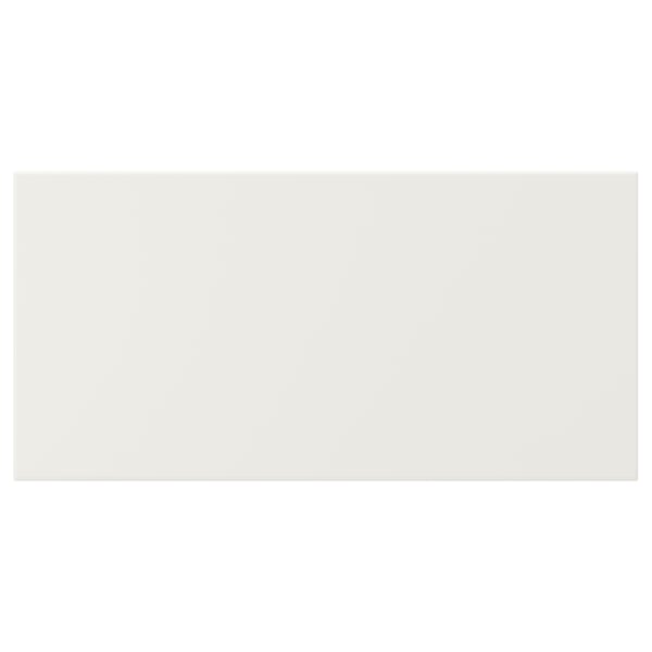 VEDDINGE drawer front, white, 40x20 cm