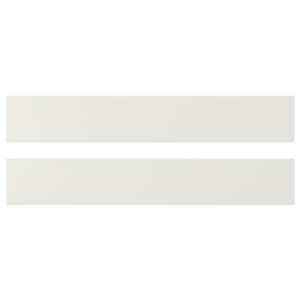 VEDDINGE drawer front, white, 60x10 cm, 2 pack