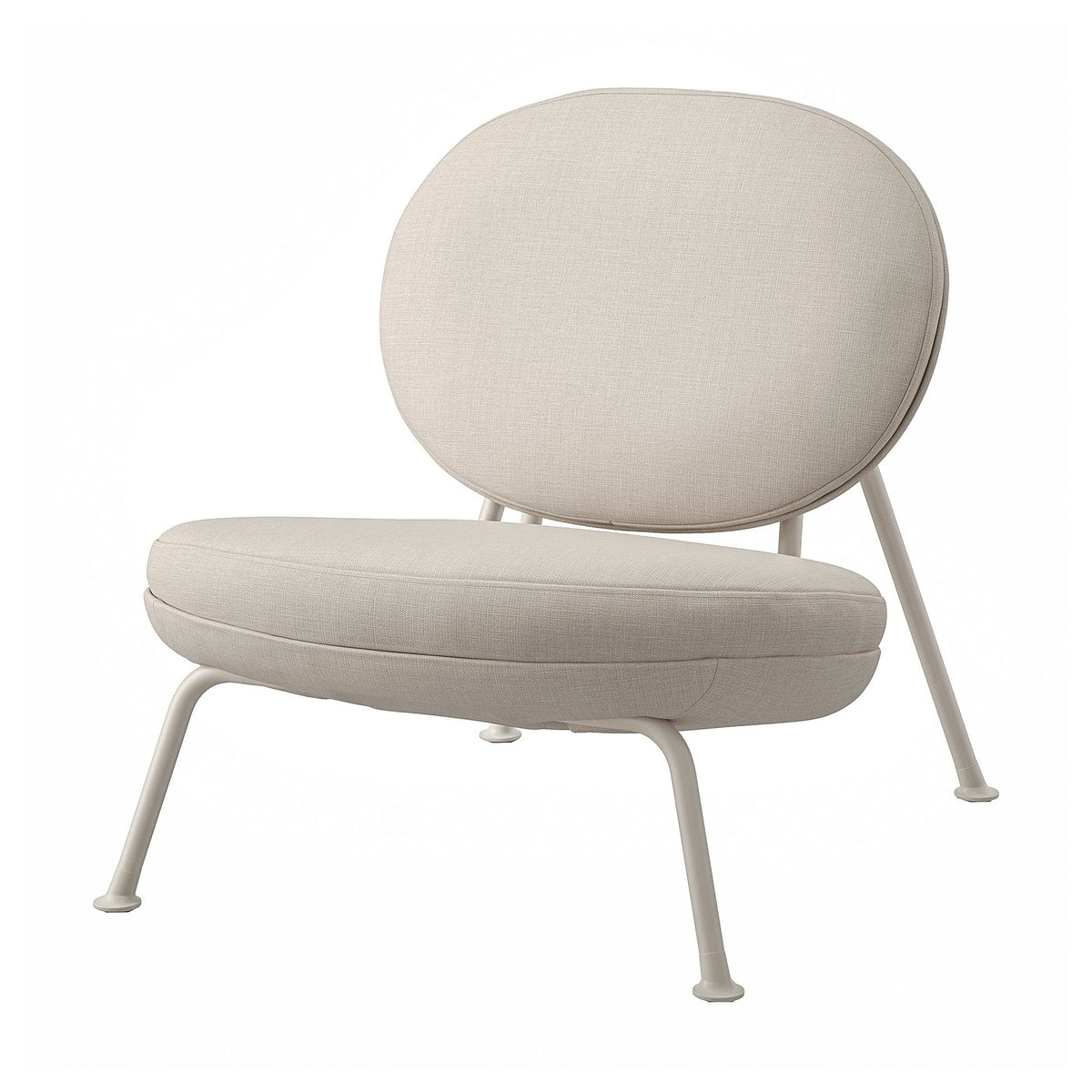VEINGE easy chair, Skiftebo light beige, 76x79x92 cm