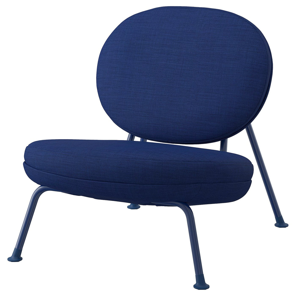 VEINGE easy chair, Skiftebo blue, 76x79x92 cm