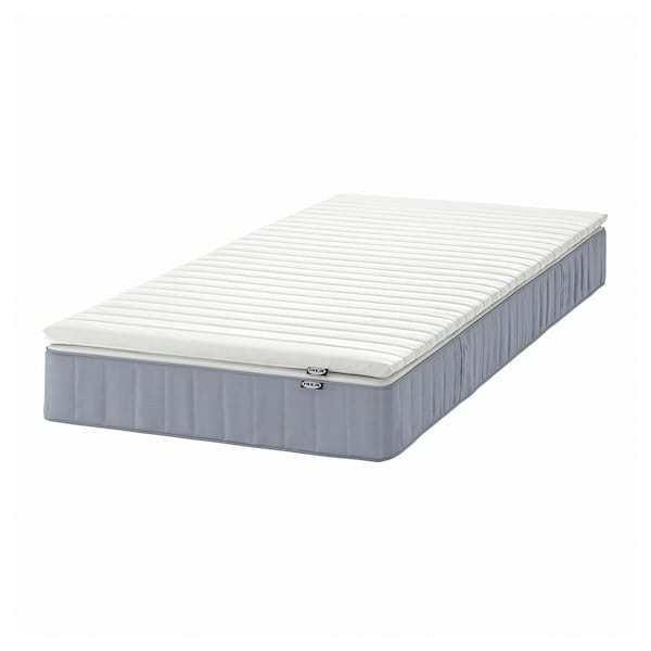 Ikea VESTERÖY - Mattress and topper, extra rigid light blue/Näsfjället white,80x200 cm