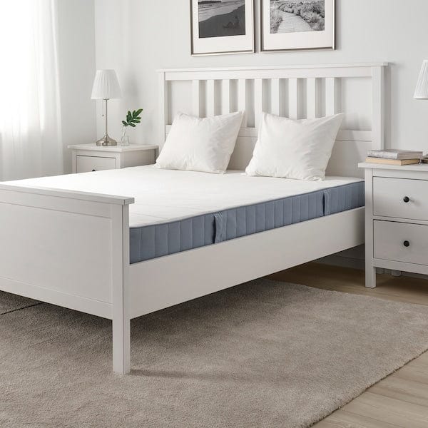 Ikea VESTMARKA - Spring mattress, extra firm/blue,90x200 cm